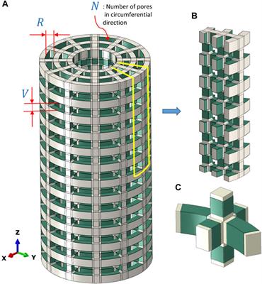 Computational design and evaluation of the mechanical and electrical behavior of a piezoelectric scaffold: a preclinical study